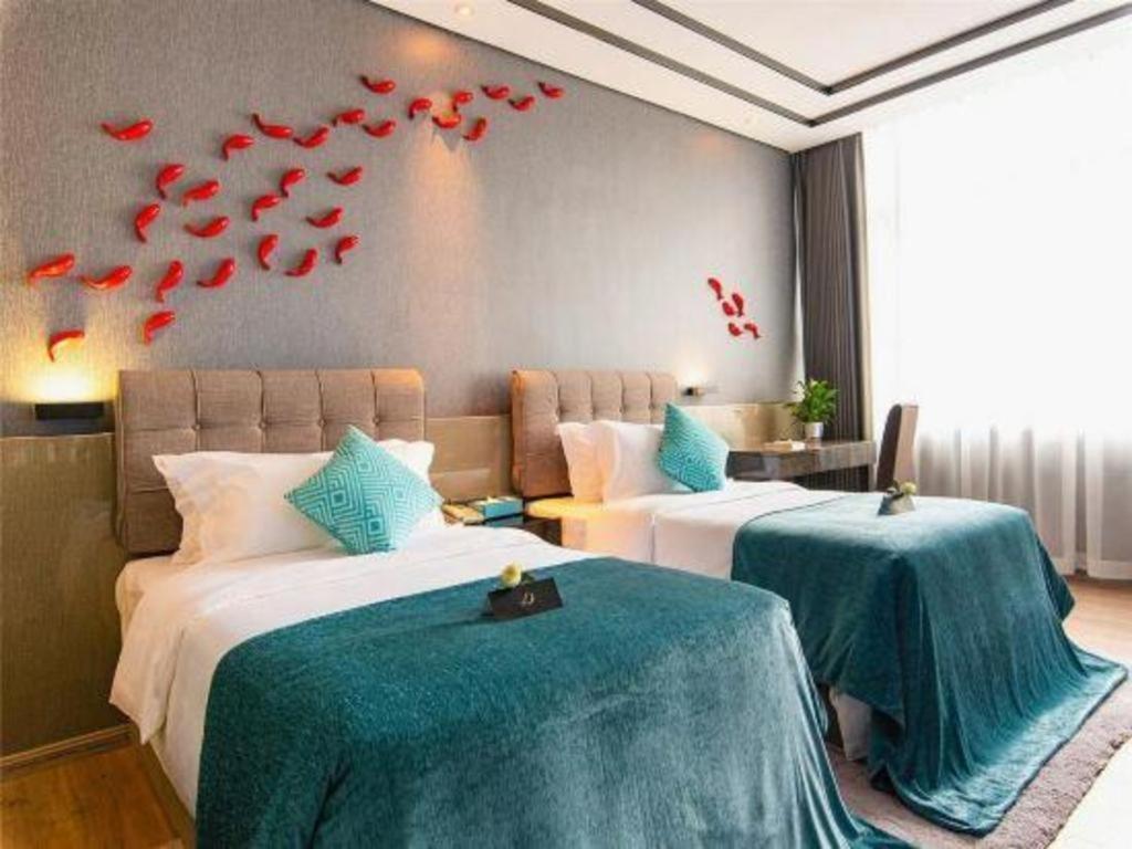 Xana Hotelle-Hotel Luzhou Baizitu Square Exterior foto